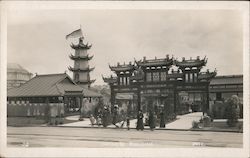 Chinese Building Postcard