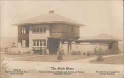 The Brick Home, Corner of Avenue of States and Avenue of Nations Exposition Grounds Postcard