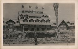 Yellowstone Exhibit - Old Faithful Inn Postcard