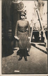 Policewoman at PPIE Postcard