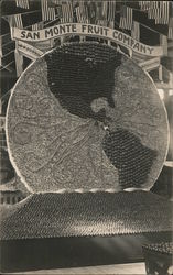 Display by the San Monte Fruit Company Postcard