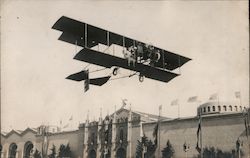 Art Smith flying Postcard