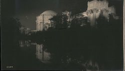Buildings Lit Up at Night Original Photograph