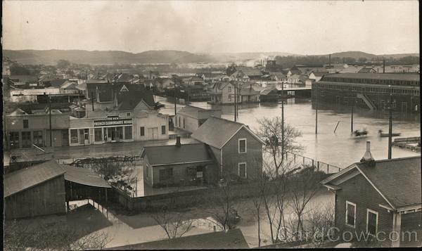 View of Flooded Town Watsonville California