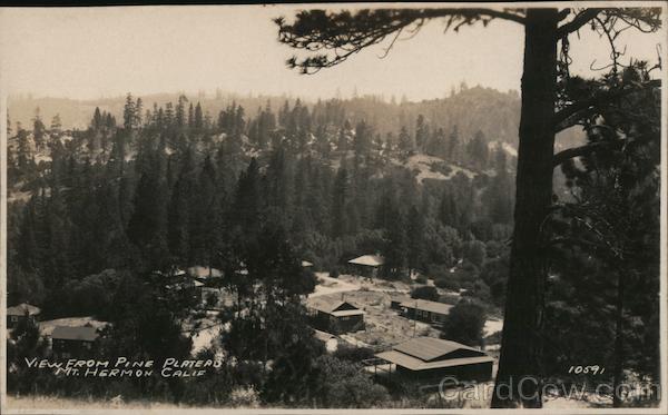 View From Pine Plateau Mount Hermon California