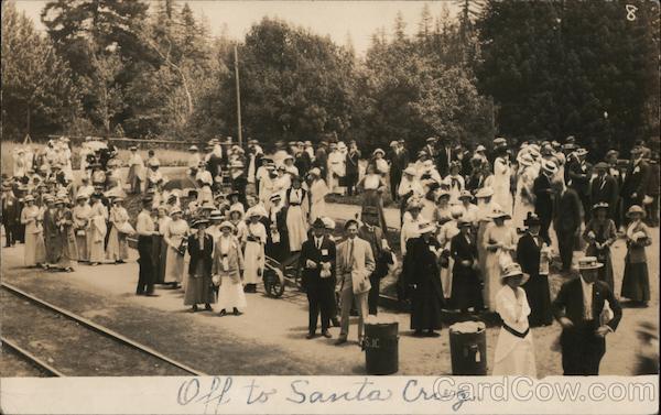 Off to Santa Cruz Mount Hermon California