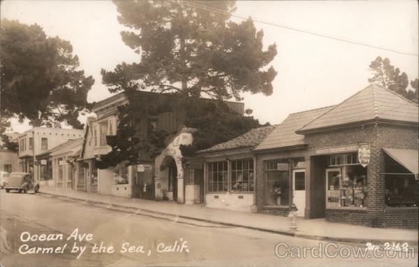 Ocean Avenue Carmel California