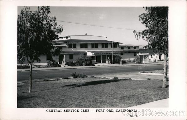 Central Service Club Fort Ord California