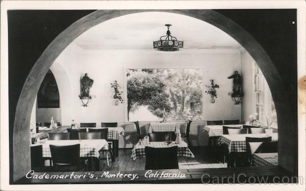 Cademartori's Restaurant Monterey California