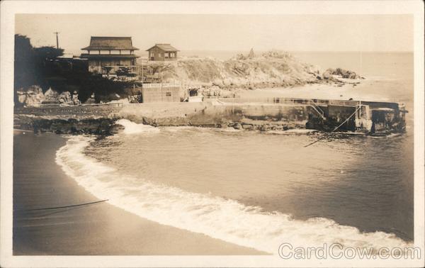 A Beach Scene with a Few Buildings Pacific Grove California