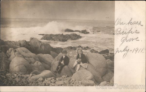 Children at the Beach Pacific Grove California