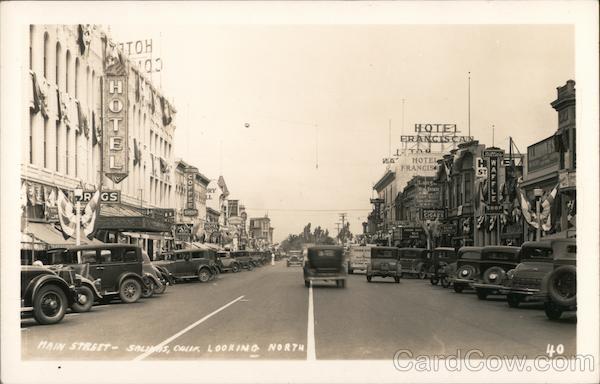 Main Street Looking North Salinas California