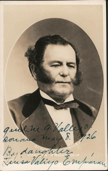 General Mariano Guadalupe Vallejo Sonoma California