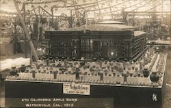 4TH California Apple Show Postcard