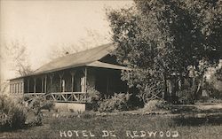 Hotel de Redwood, Summit Road, Santa Cruz Mountains Postcard