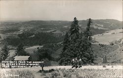 View South from the Summit of Hecker Pass Highway Postcard