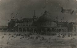Artist's Conception of Casino W.H. Weeks Architecht Postcard