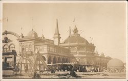 Santa Cruz Casino and Beach Postcard
