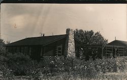 House with Stone Chimney Postcard