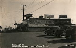 Entrance to Municipal Wharf Postcard