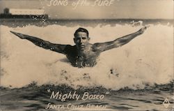 Song of the Surf, "Mighty Bosco" Don Patterson Postcard