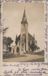 Holy Cross Church 1906 Postcard