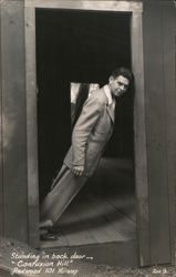 Standing in the Back Door - Confusion Hill Postcard