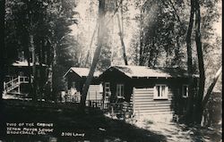 Two of the Cabins Teton Motor Lodge Brookdale, CA Postcard Postcard Postcard