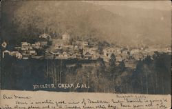 Aerial Suburban View Postcard