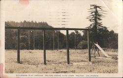 Childrens Play Goround, Felton Grove Auto Camp Postcard