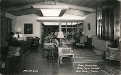 The Lounge, Big Sur Lodge California Postcard Postcard Postcard