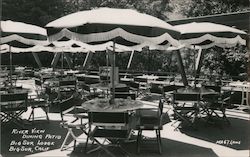 River View Dining Patio, Big Sur Lodge Postcard