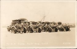 75 M.M. Guns, Fort Ord Postcard