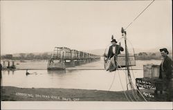 Crossing Salinas River, 500 ft. cap Postcard