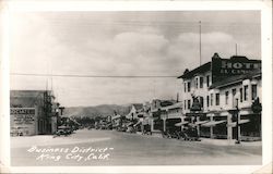 Business District Postcard