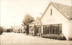 Lindy Auto Court Postcard
