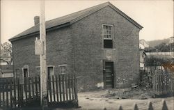 First Brick in California Postcard