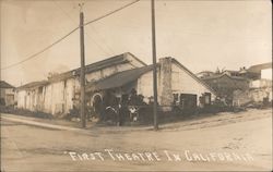 First Theatre in California Monterey, CA Postcard Postcard Postcard