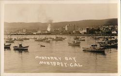 Monterey Bay, Monterey Cal. Postcard