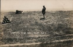 Looking Over Bay From Post Postcard