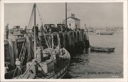 Fishing Boats Monterey, CA Postcard Postcard Postcard