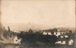 Birds Eye View of a Residence Postcard