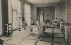 Sun Porch, Del Monte Lodge Postcard