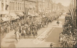 The Grand Parade at the Round Up Postcard