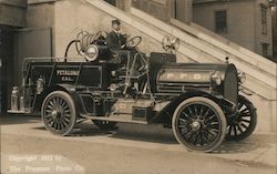 1912 Fire Engine Postcard