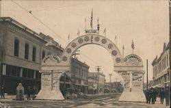 Arch Built For Labor Day Parade Postcard