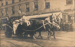 Carriage Ride at Union National Bank Postcard