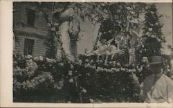 Women and Children on a Parade Float - 1911 Santa Rosa, CA Postcard Postcard Postcard