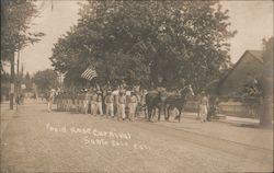 Rose Carnival Parade Postcard