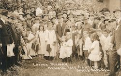 Luther Burbank Memorial Tree Planting Postcard